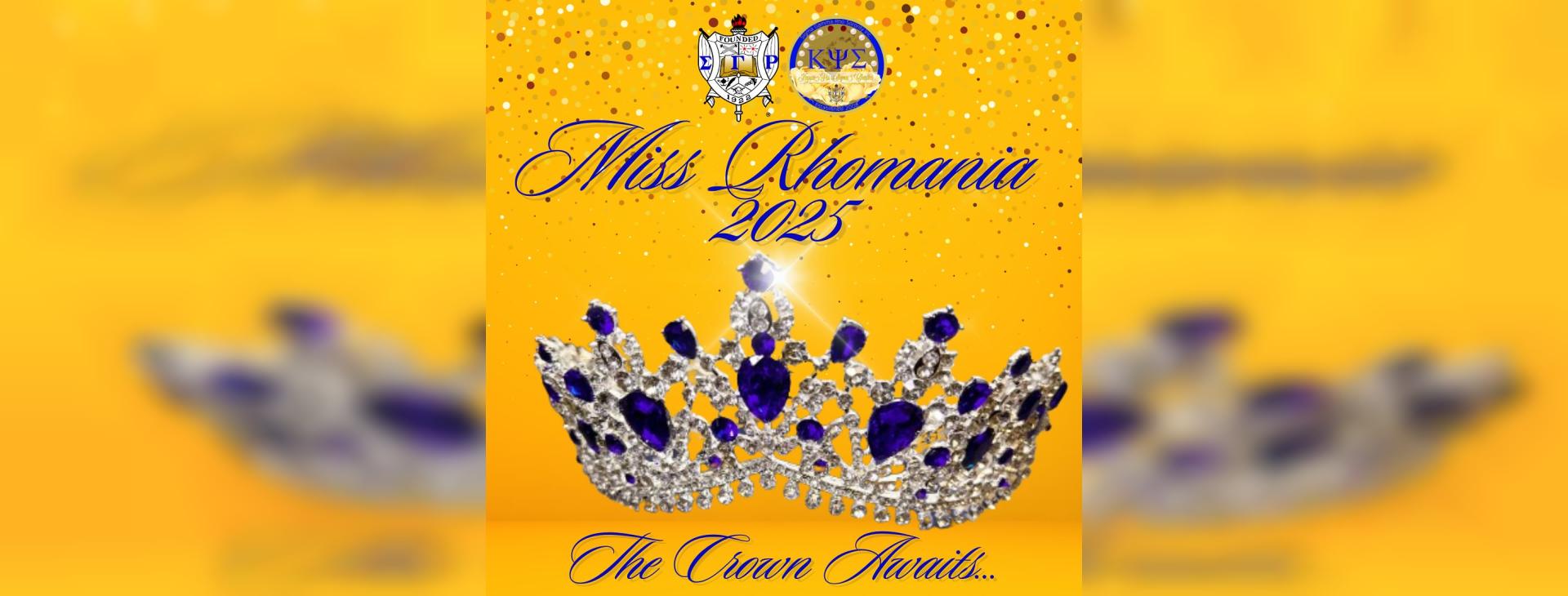Miss Rhomania 2025 — event banner