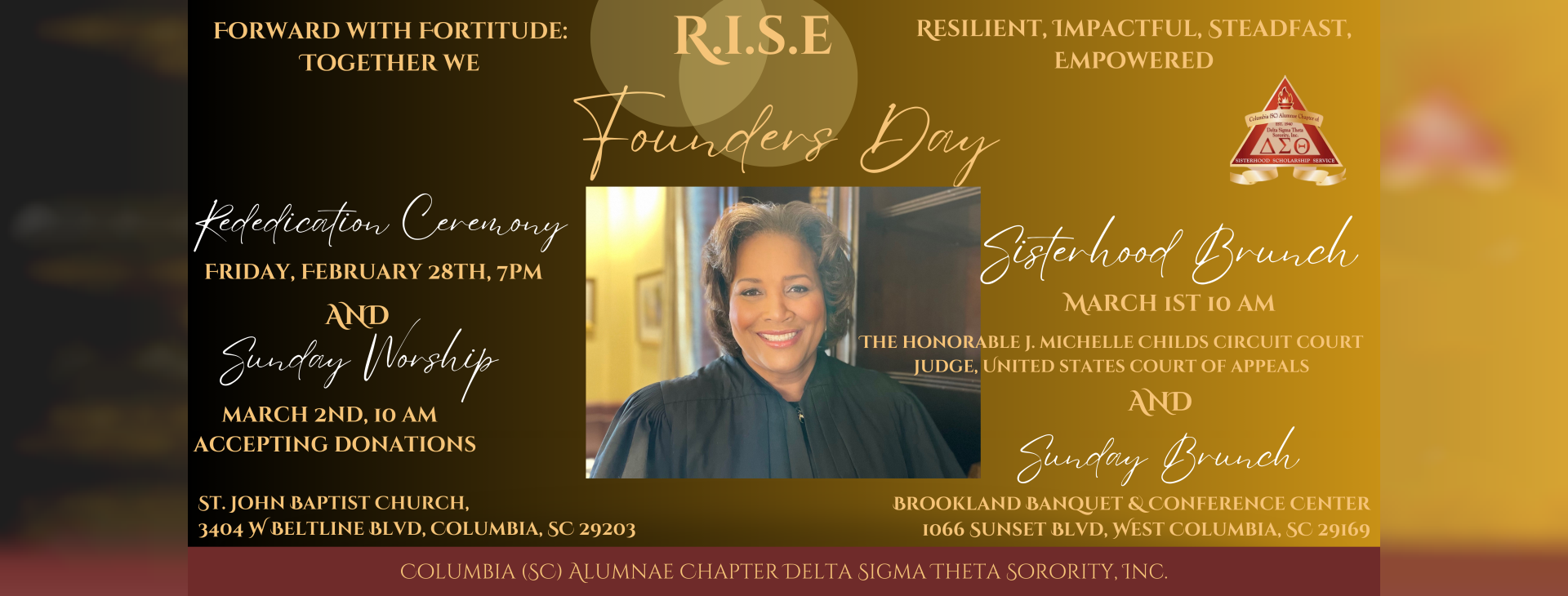 Columbia (SC) Alumnae Sisterhood Brunch — event banner