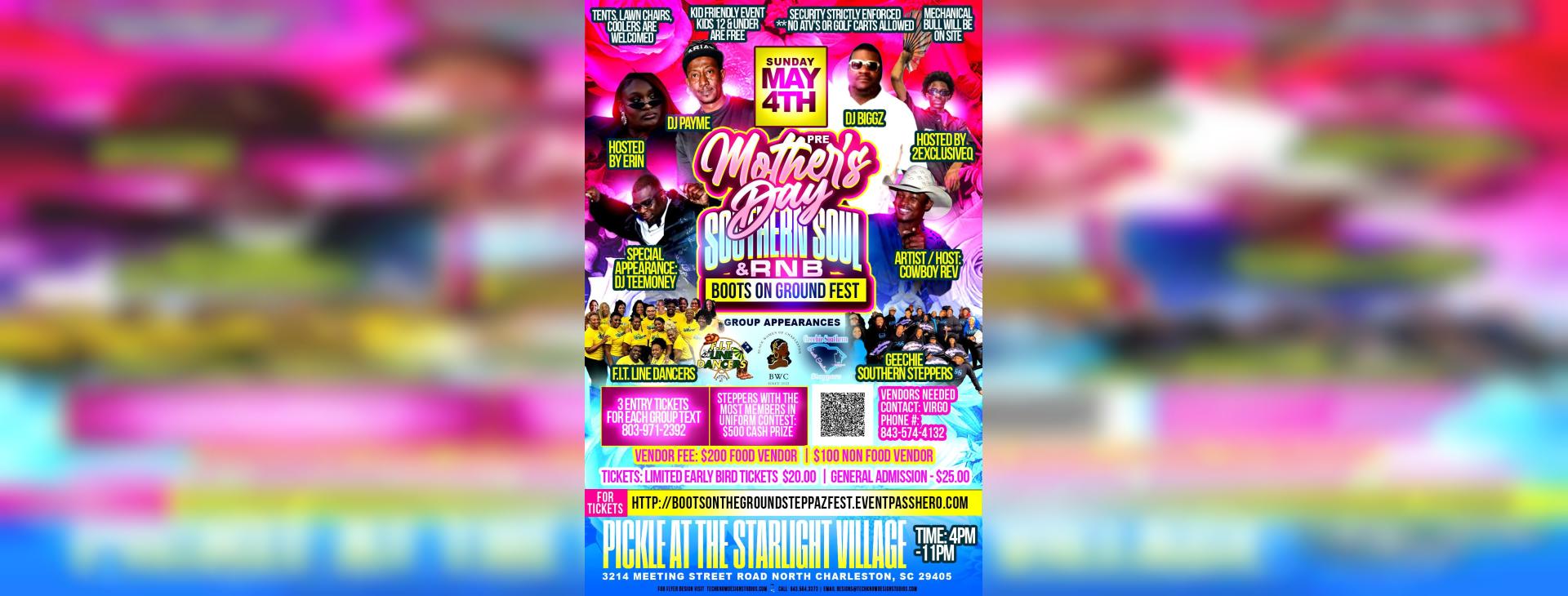 Pre-Mother’s Day Steppaz Fest — event banner