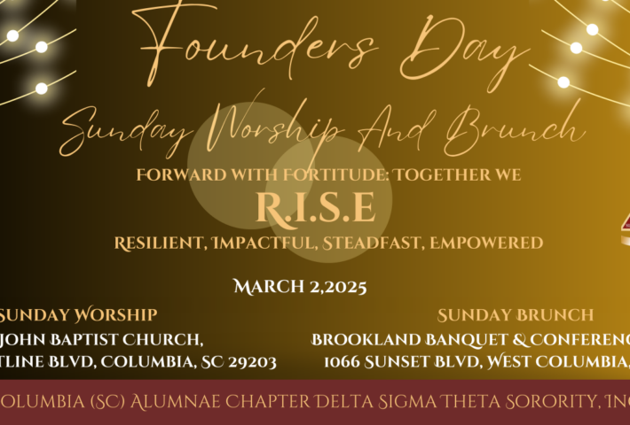 Columbia (SC) Alumnae Chapter Sunday Worship and Brunch