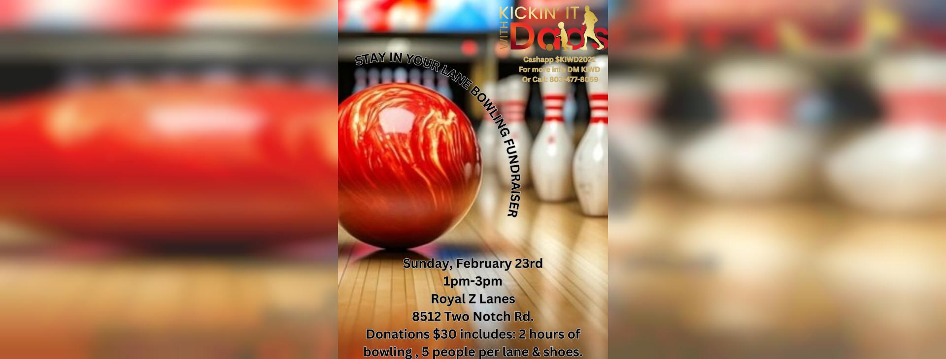 Stay in your lane bowling fundraiser! — event banner
