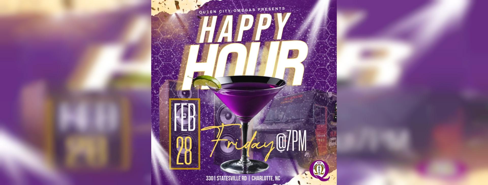 Black History Month Happy Hour — event banner