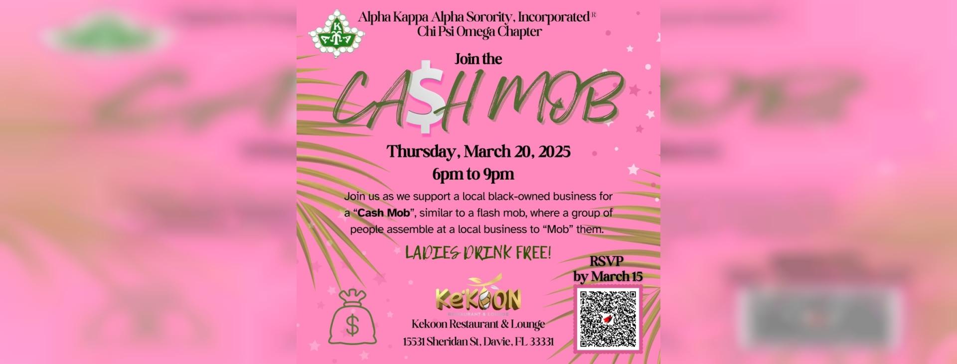 CASHMOB — event banner
