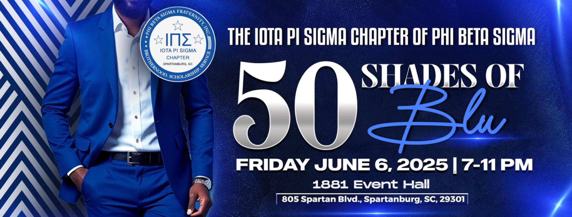 50 Shades of Blu — event banner
