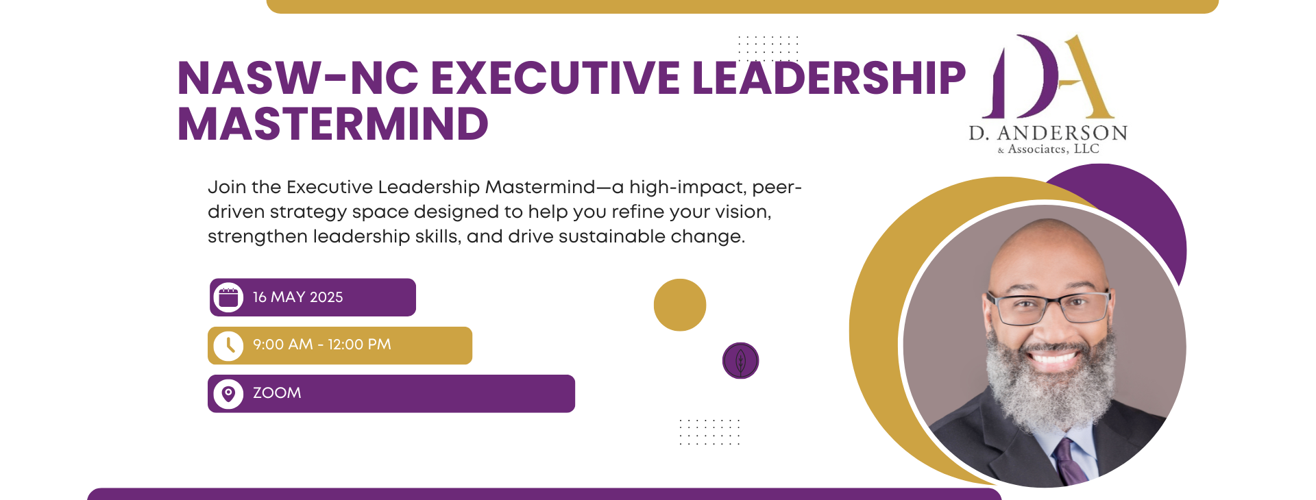 Professional Development Mastermind: NASW-NC-Executive Leadership — event banner
