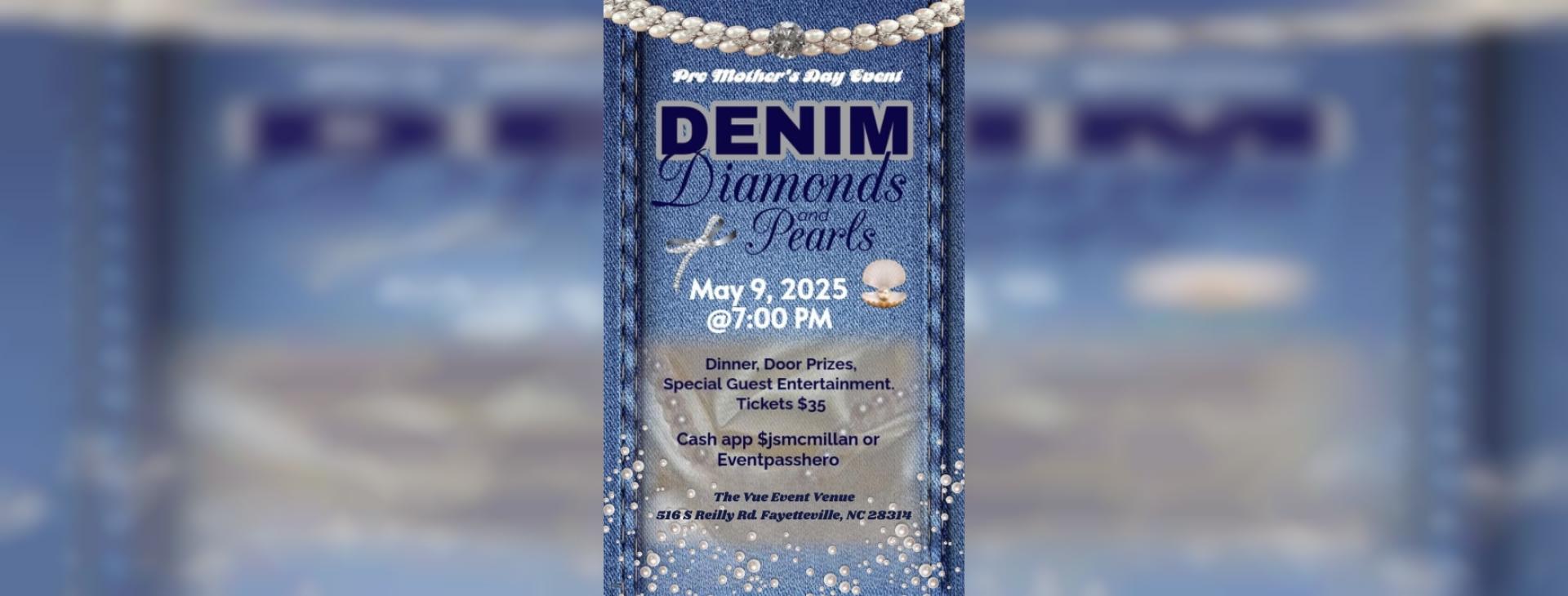 Denim Diamonds and Pearls — event banner