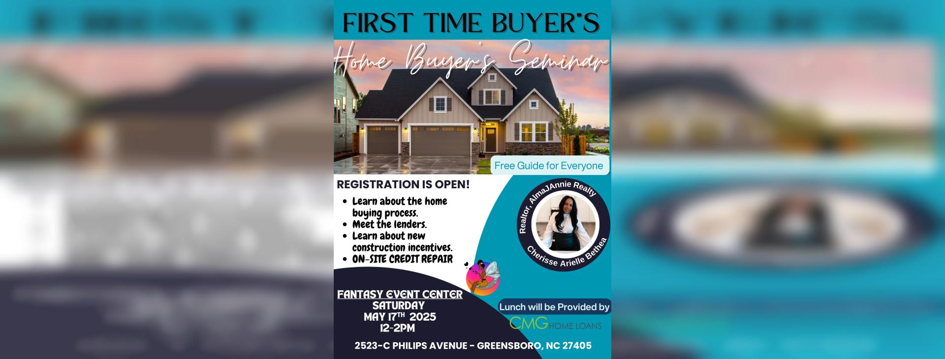 Lunch & Learn: First-Time Home Buyer’s Seminar — event banner