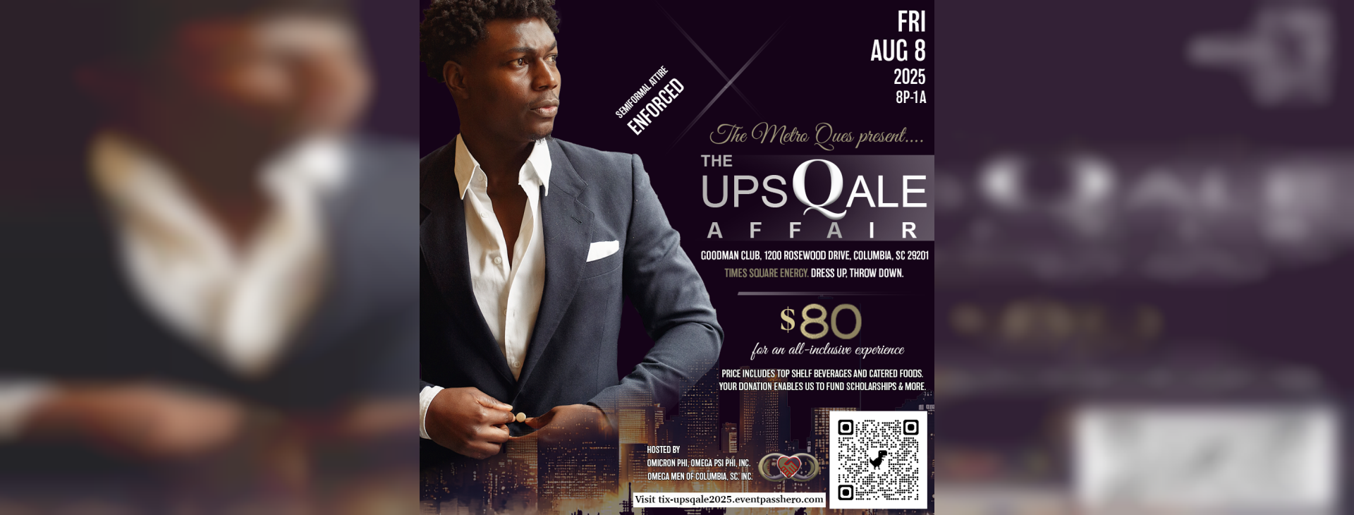 THE UPSQALE AFFAIR — event banner