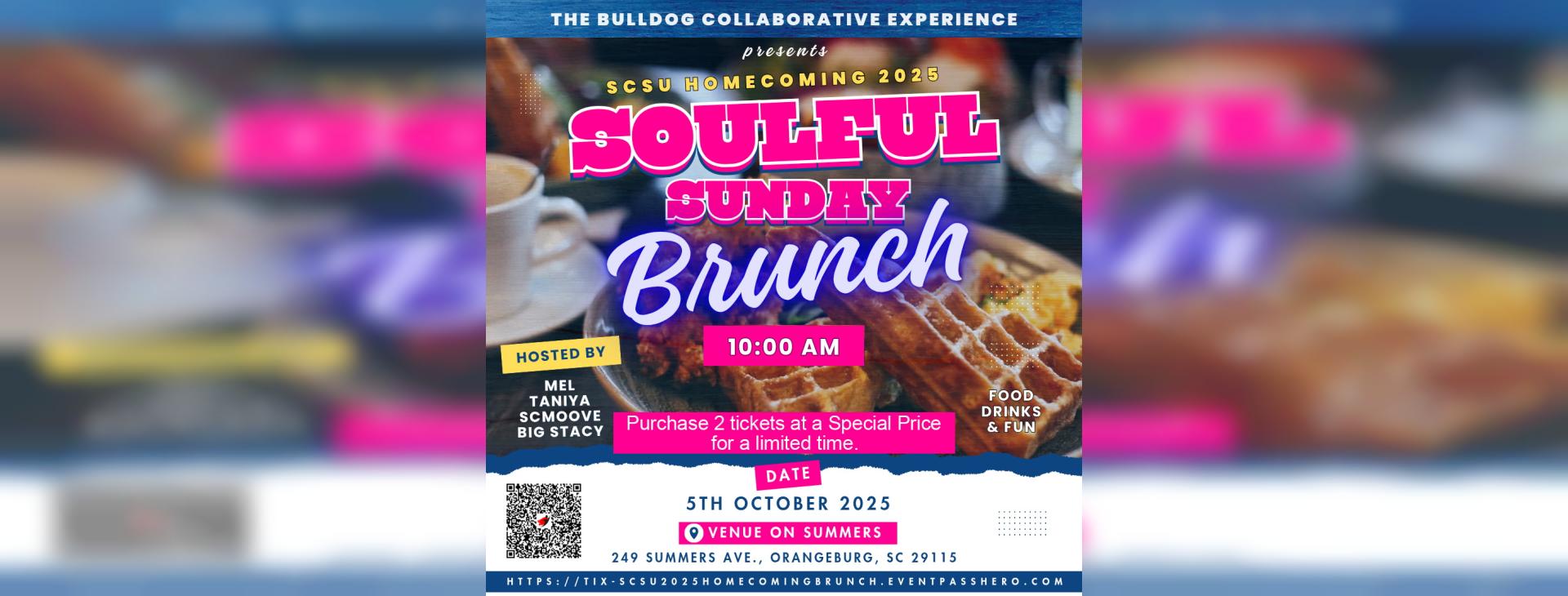 2025 SCSU HOMECOMING BRUNCH — event banner