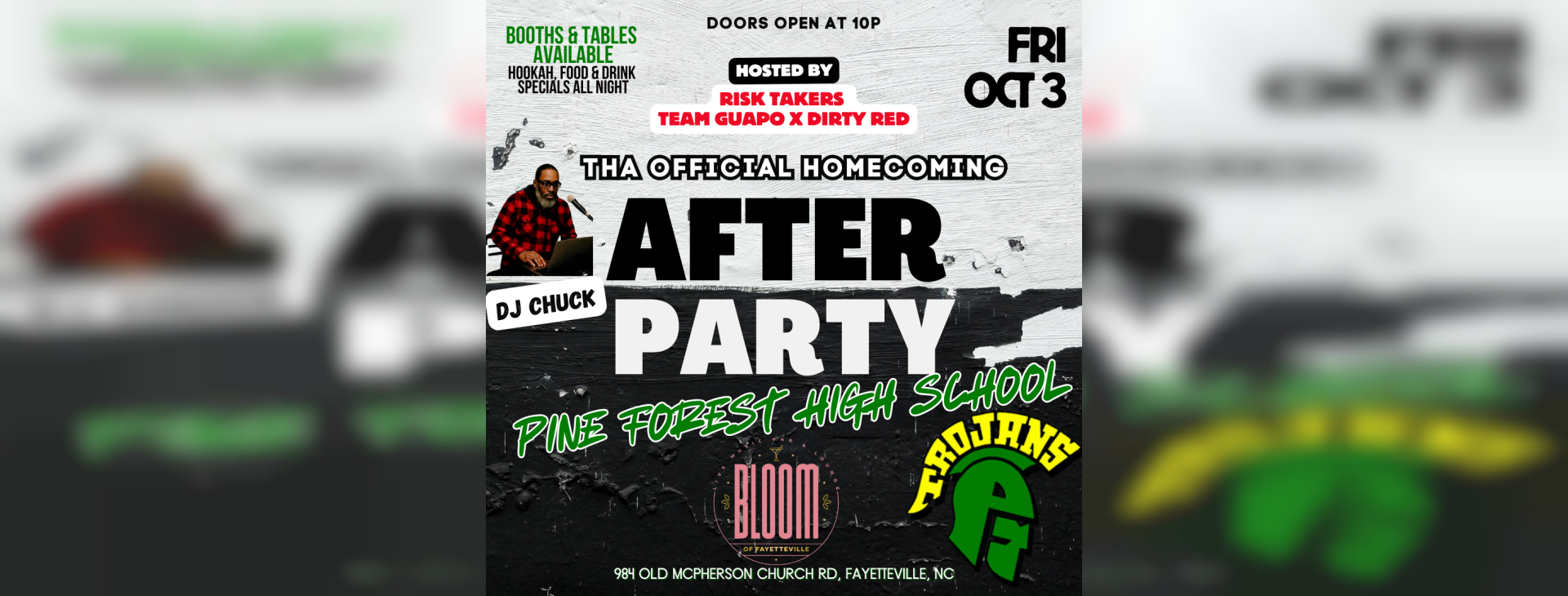 Tha Afterparty – The Official Pine Forest Senior High School Homecoming Party — event banner