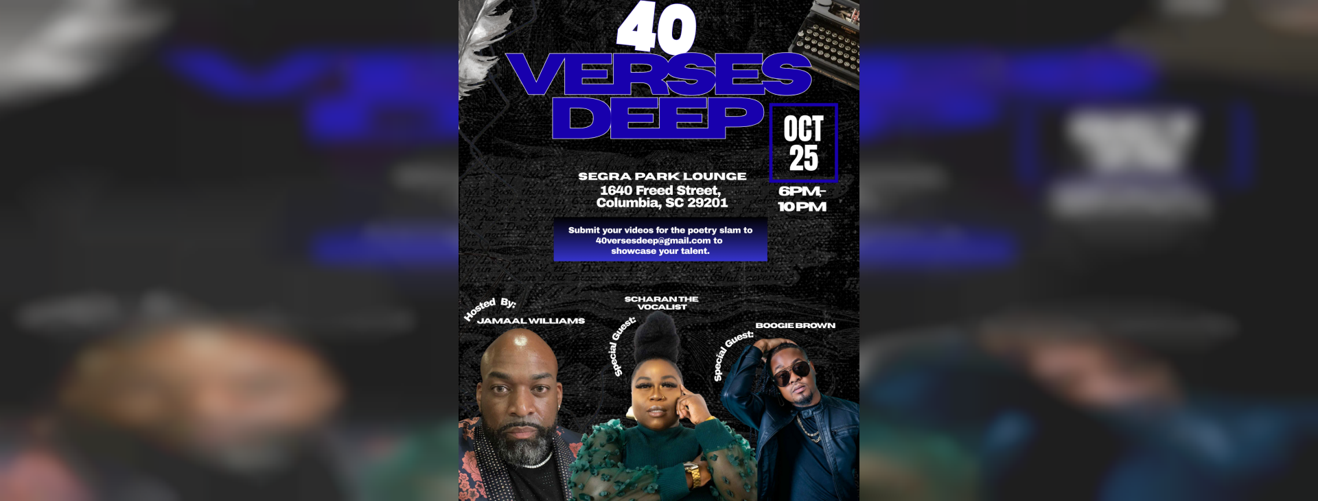 40 Verses Deep — event banner