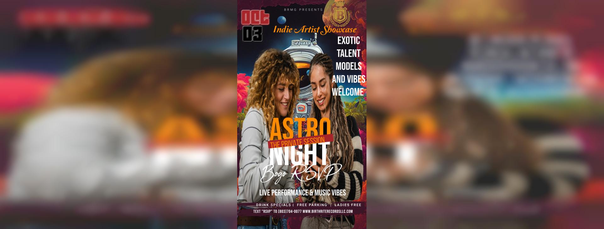 The Private Session AstroNight — event banner