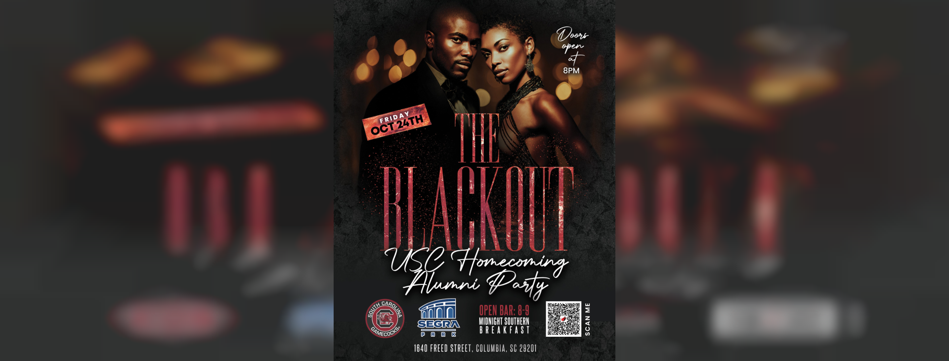 USC Homecoming Alumni Party 2025 — event banner