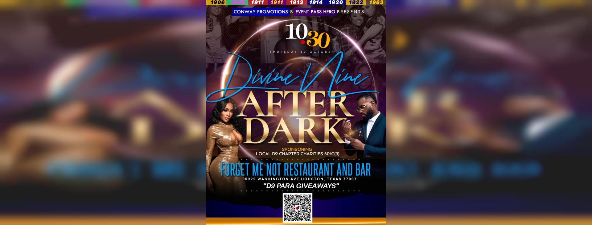 Divine 9 After Dark – Houston TX (Cancelled) — event banner
