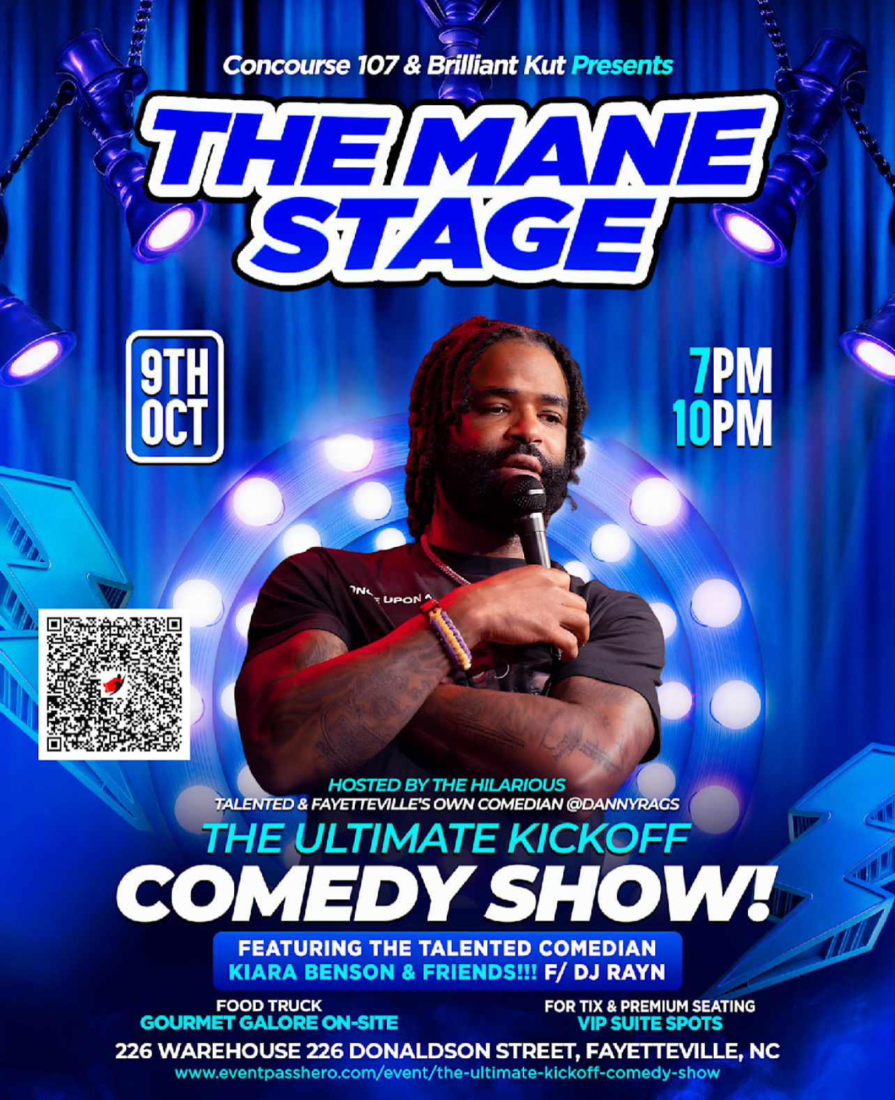 The MANE STAGE: The Ultimate NOHOE Comedy Show & After Party! Hosted By @DannyRags Featuring Comedian Kiara Benson & Friends!!! W/ DJ Ricoveli & DJ T-MONEY — photo 4