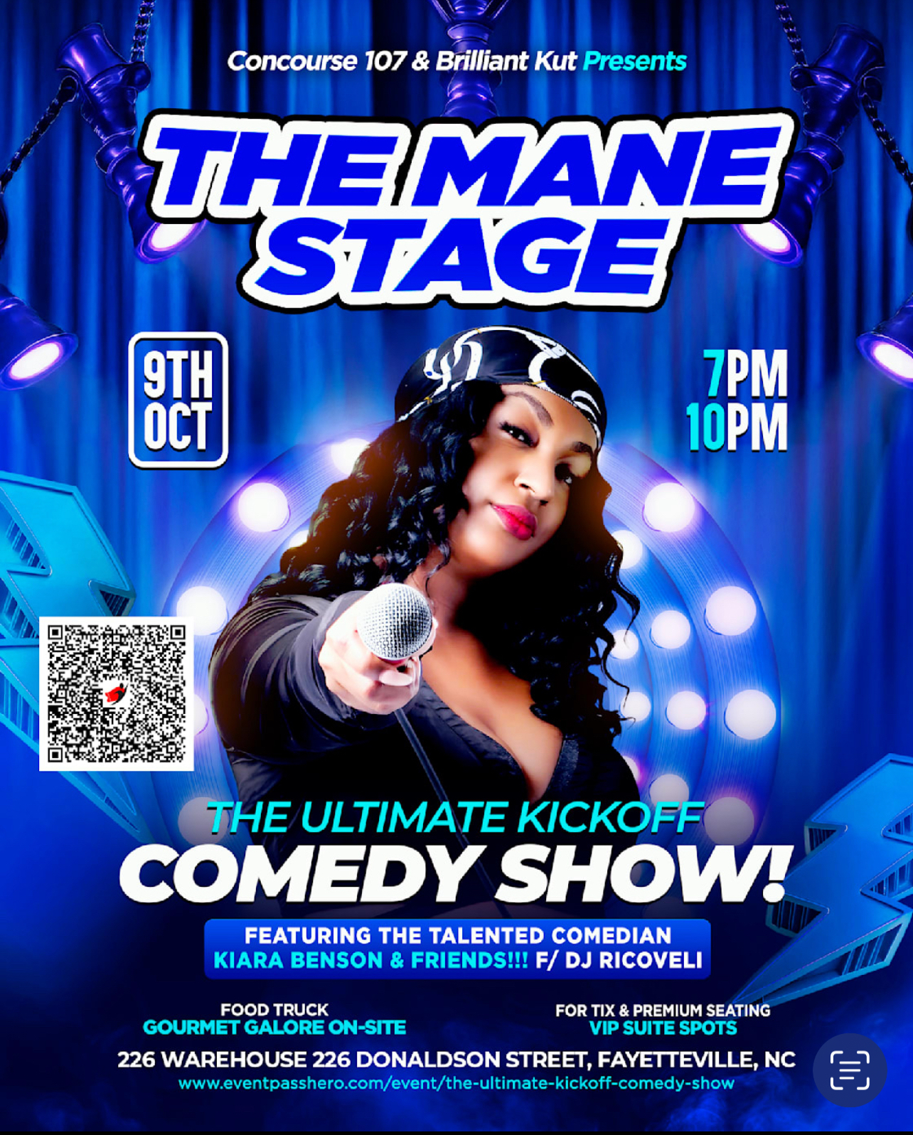 The MANE STAGE: The Ultimate NOHOE Comedy Show & After Party! Hosted By @DannyRags Featuring Comedian Kiara Benson & Friends!!! W/ DJ Ricoveli & DJ T-MONEY — photo 1
