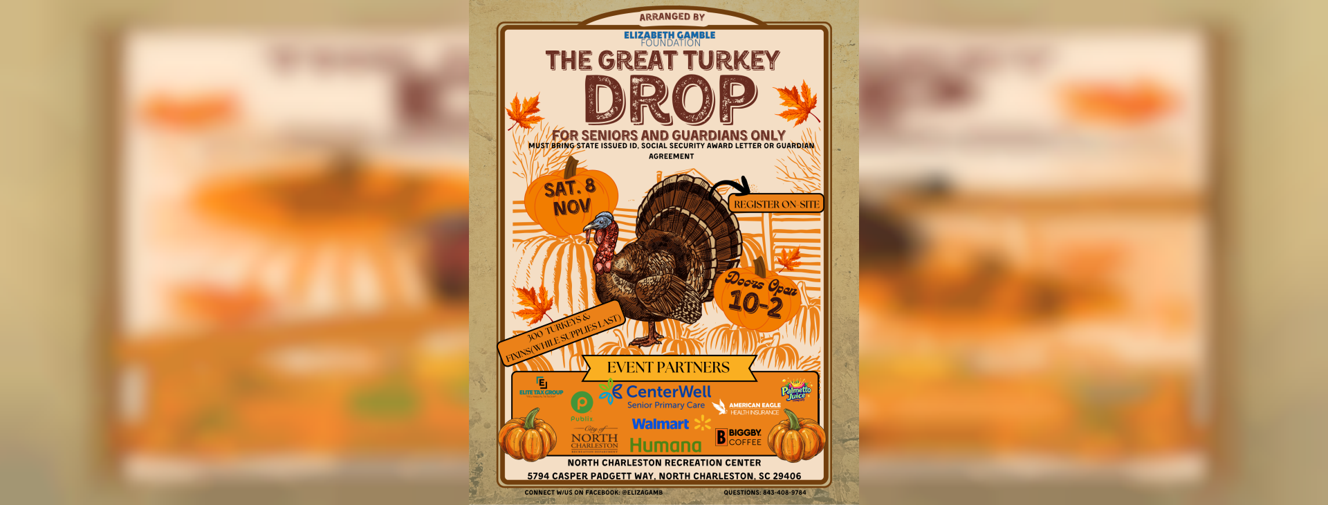Thanksgiving Turkey Drop — event banner