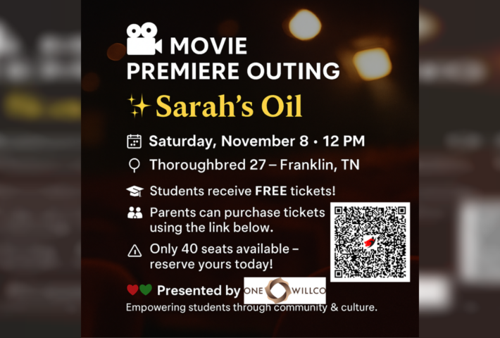 One WillCo Movie Premiere- Sarah’s Oil