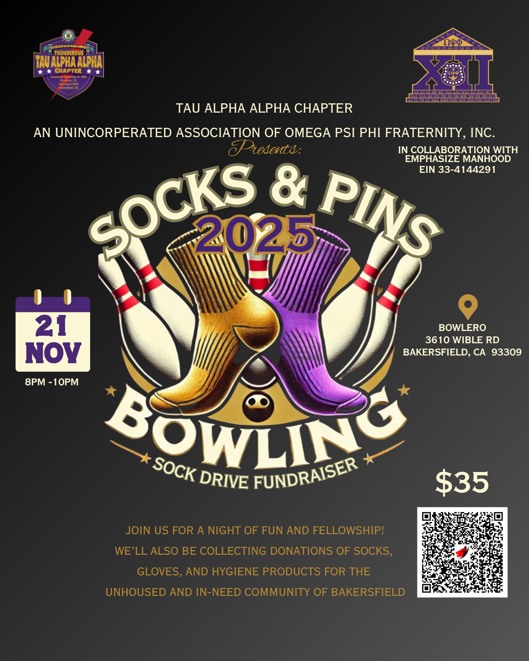 Socks & Pins — event banner 2