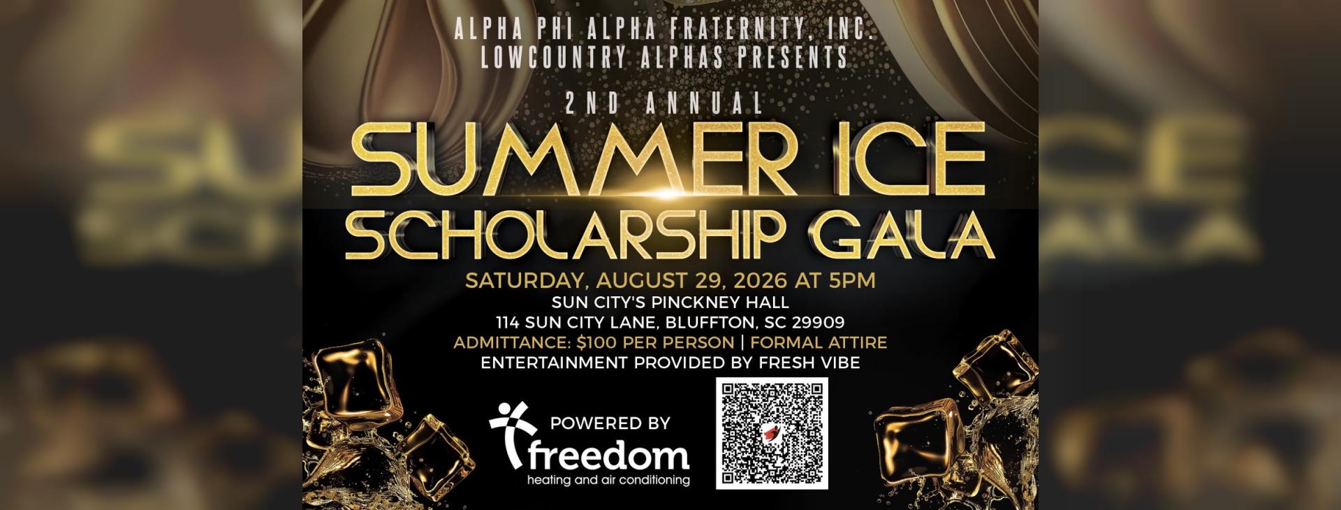 Lowcountry Alpha’s 2026 Summer Ice Gala — event banner