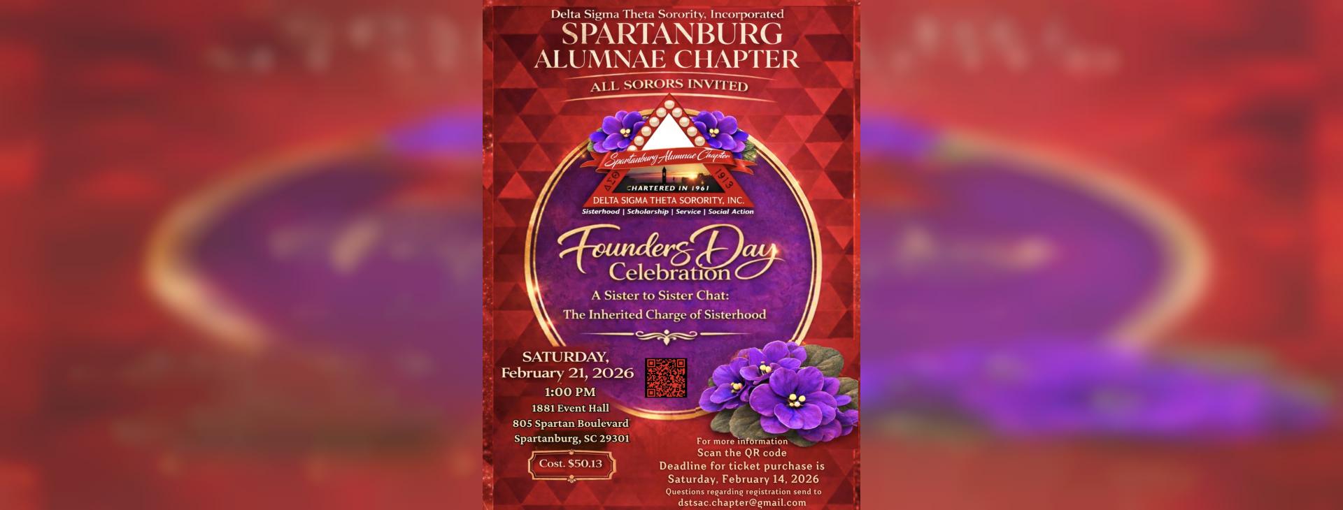 2026 SAC Founders Day Luncheon — event banner