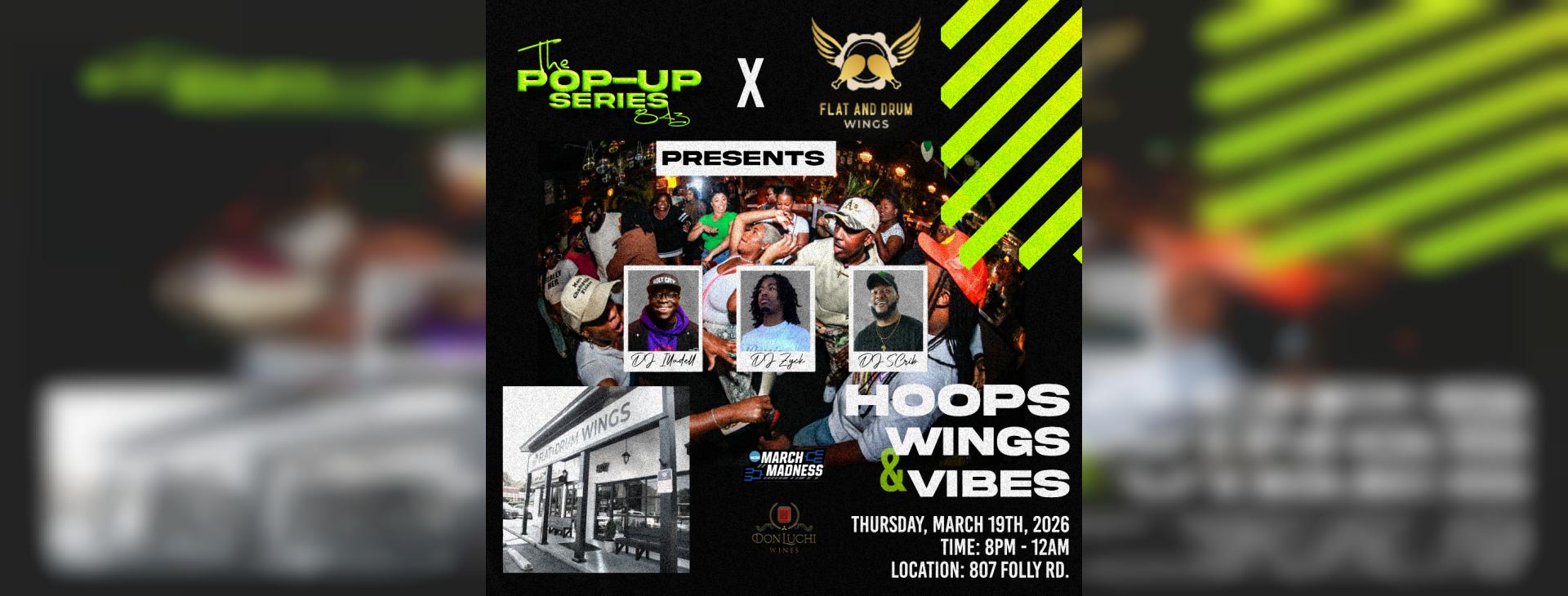 Wings & Things: The Pop Up Series — event banner