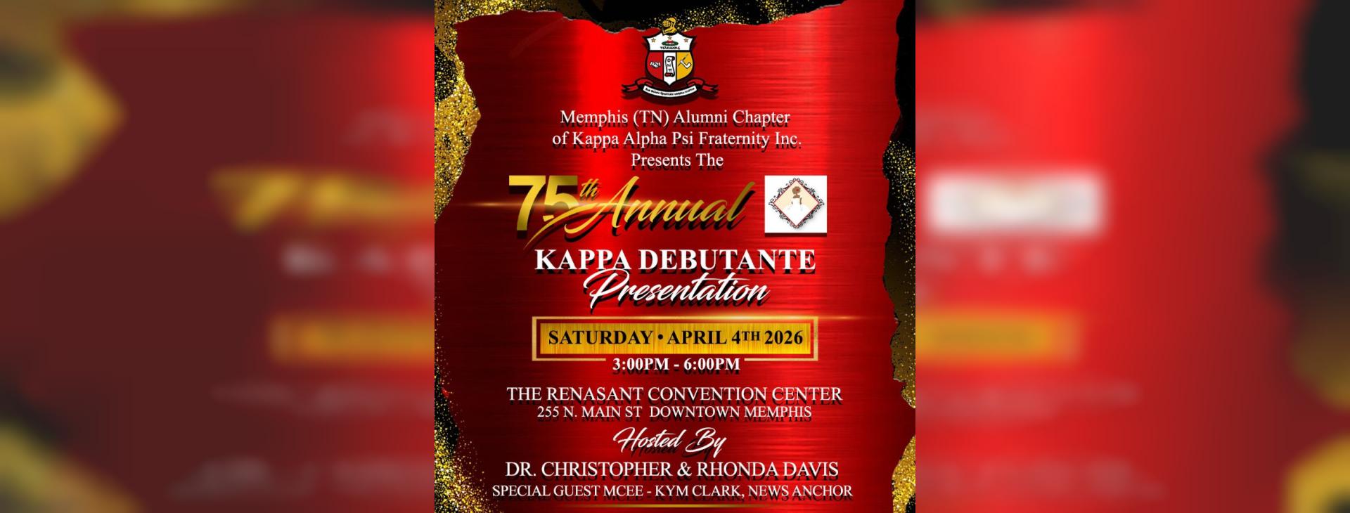 75th Memphis Alumni Chapter Debutante Cotillion — event banner