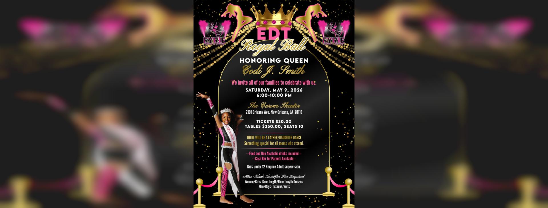 EDT Royal Ball — event banner
