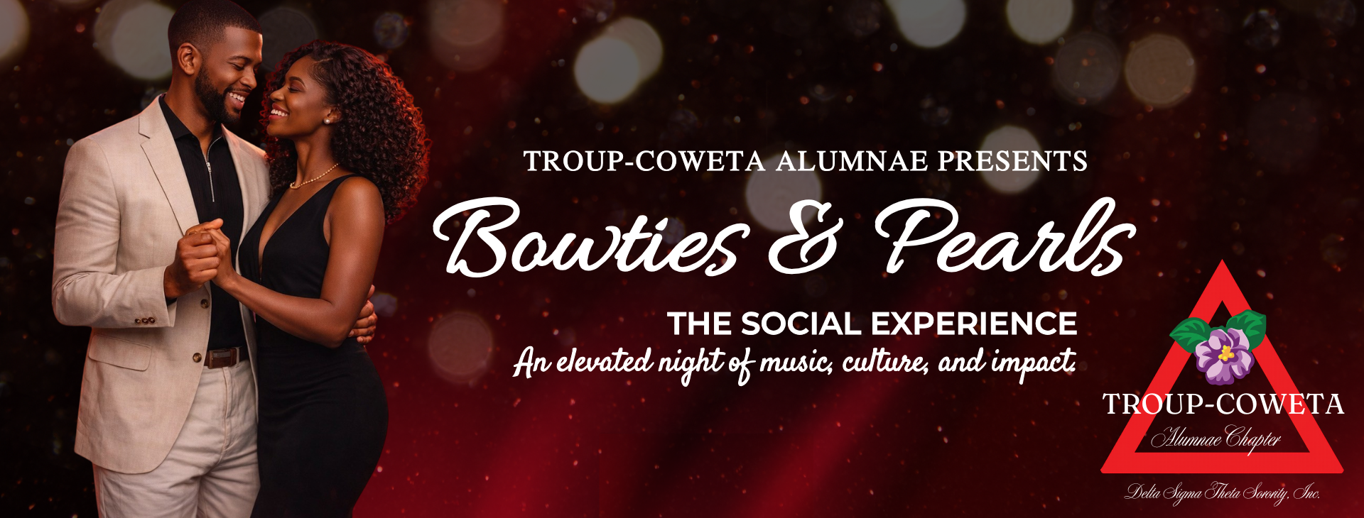 Troup-Coweta Alumnae Presents Bowties and Pearls — event banner