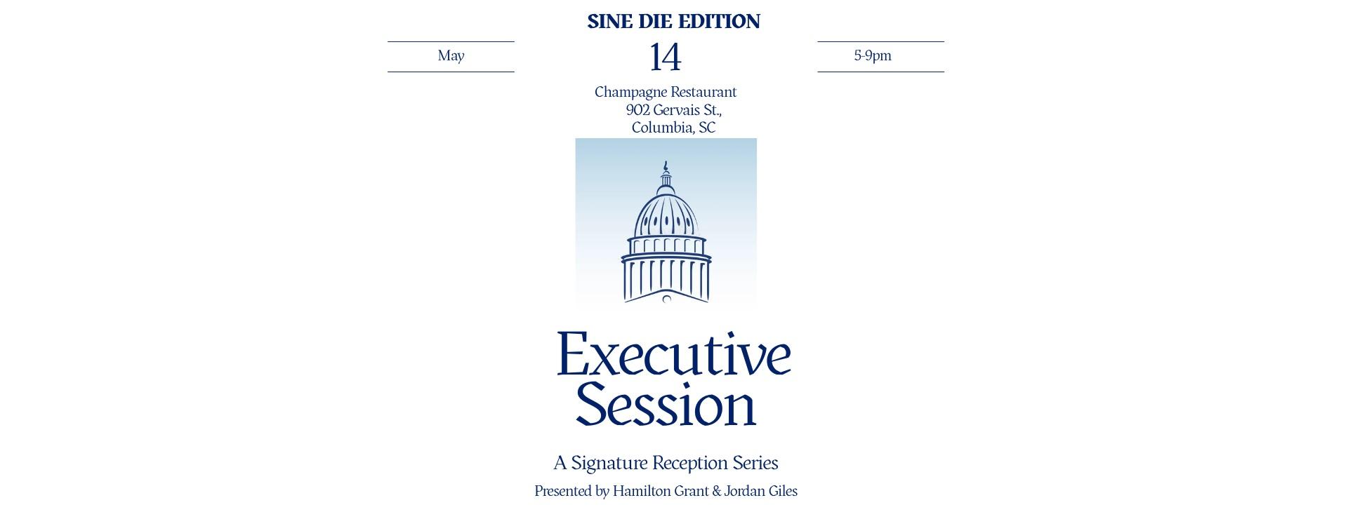 🔒: Executive Session Reception Series — event banner