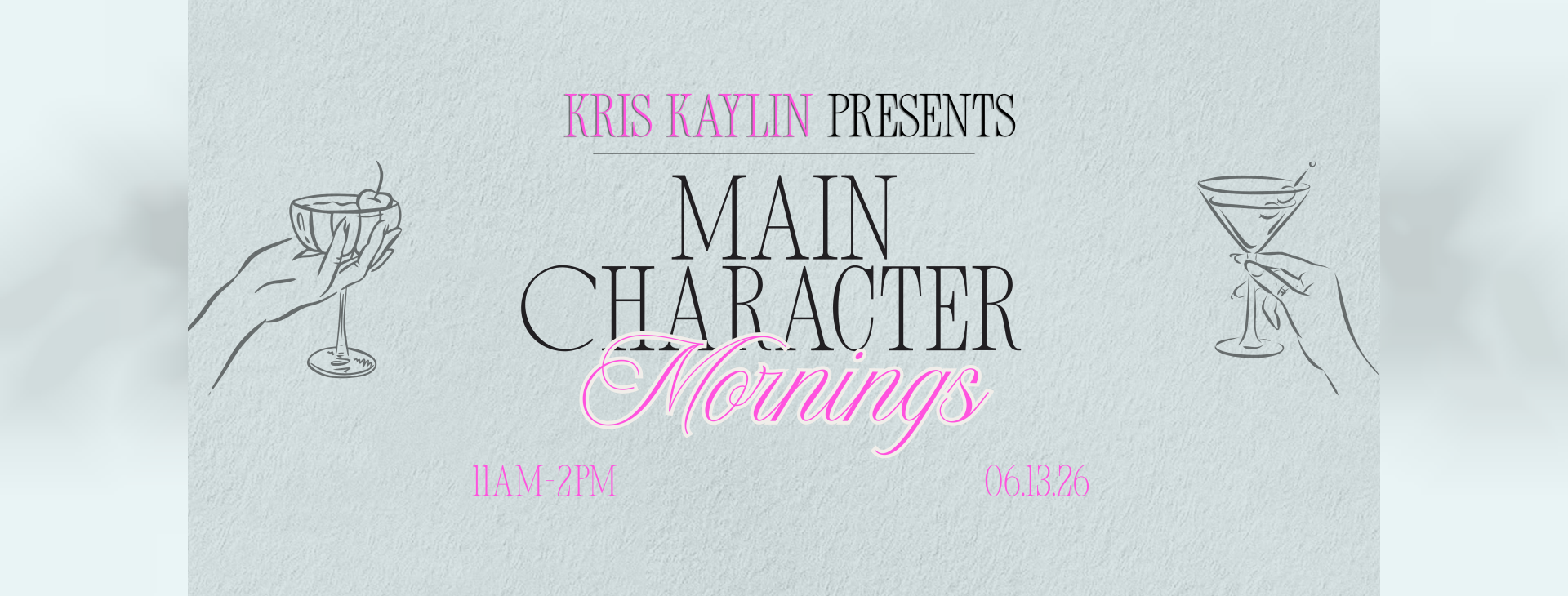 Main Character Mornings — event banner