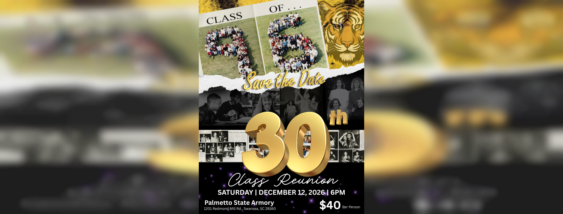 Swansea High Class of ’96-30th Class Reunion — event banner
