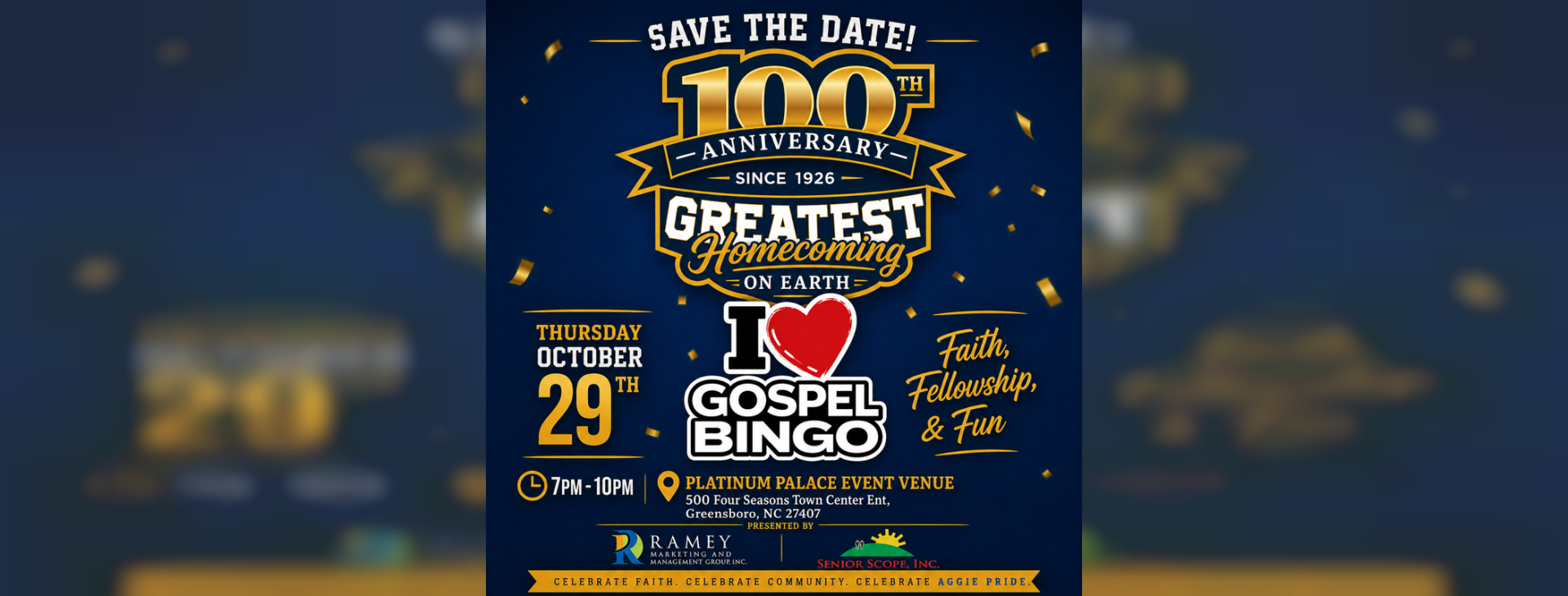 I Love Gospel Bingo “GHOE” Edition — event banner 2