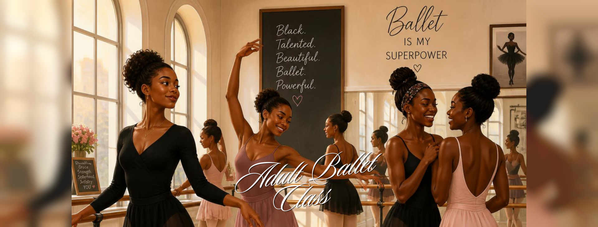 Adult Beginner Ballet Class — event banner