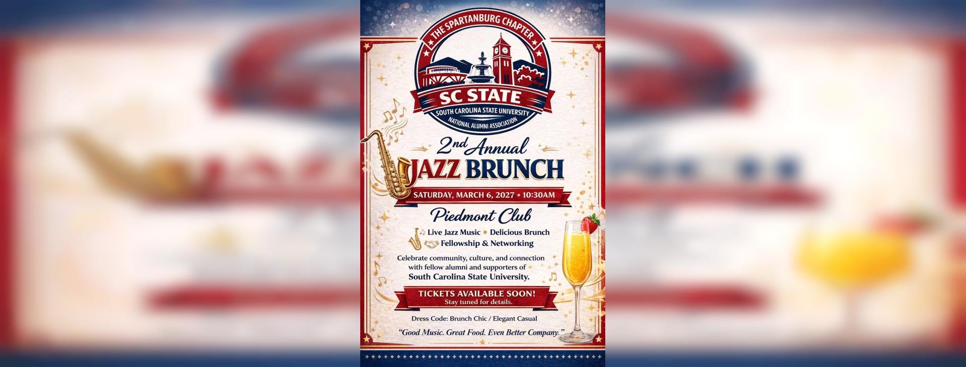 2027 Jazz Brunch SCSUNAA – Spartanburg Chapter — event banner