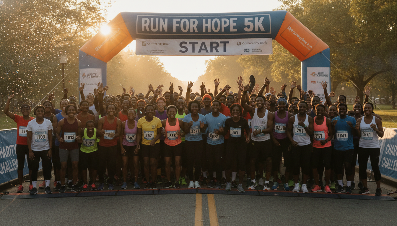 A Charity 5K That Practically Registers Itself: Waivers, Teams & Fundraising