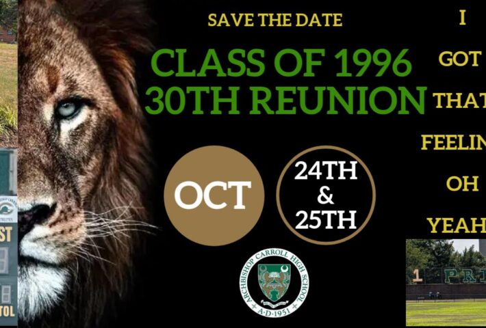 Archbishop Carroll High School class of 1996 – 30th Reunion