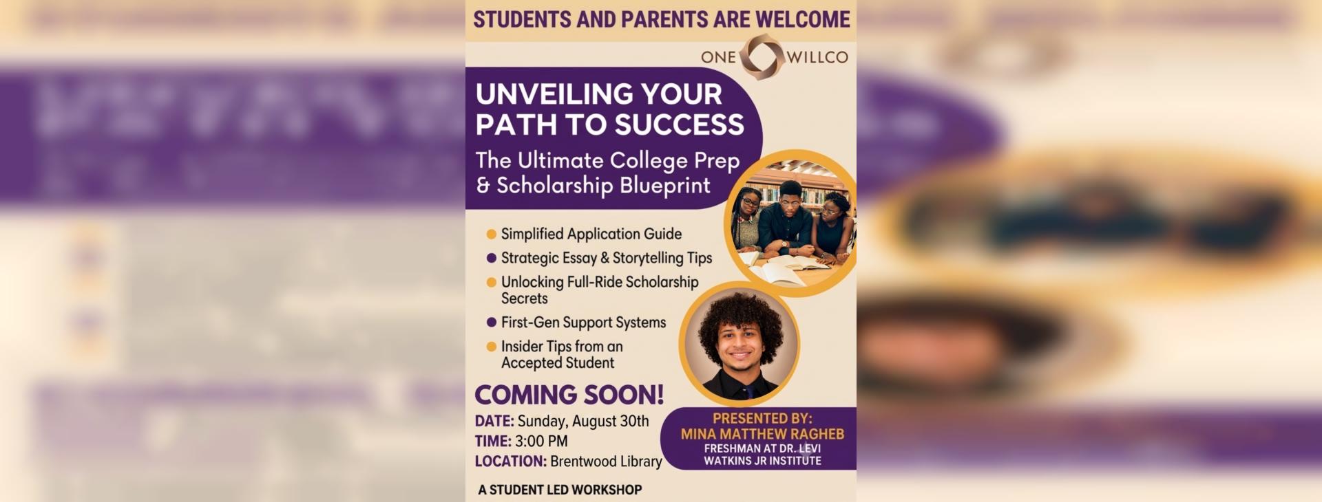 One Wilco|Unveiling Your Path To Success — event banner