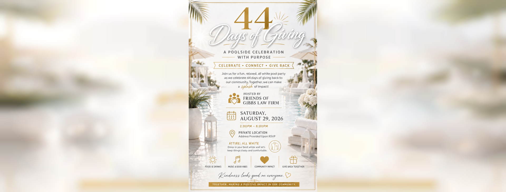 🔒: 44 Days of Giving — event banner