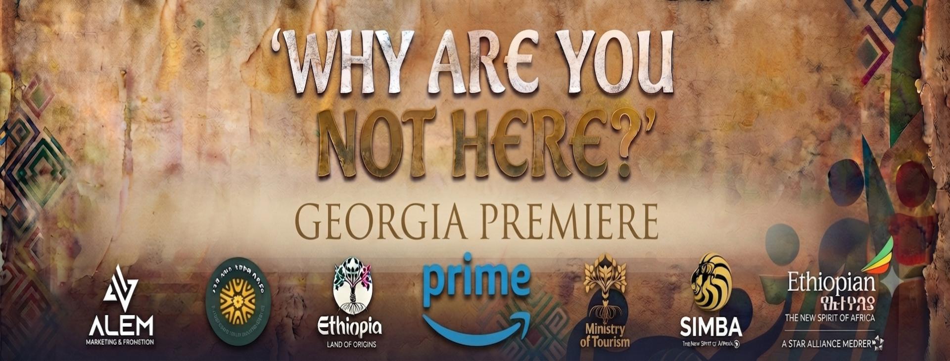 Why Are You Not Here? Pilot Premiere and Fundraiser — event banner