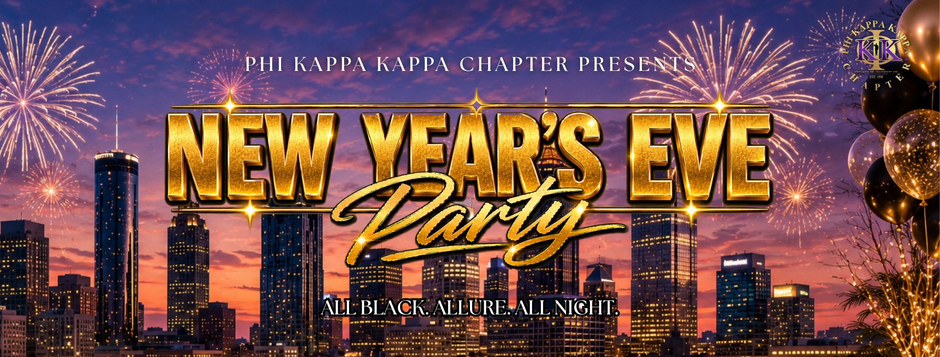 Phi Kappa Kappa Chapter Presents: New Year’s Eve Midnight Affair — photo 1
