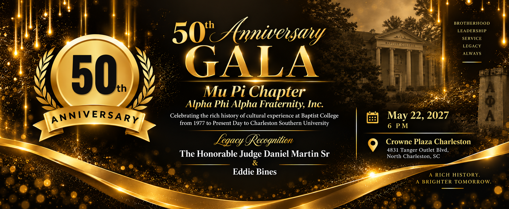 Mu Pi 50th Anniversary Gala — event banner 9