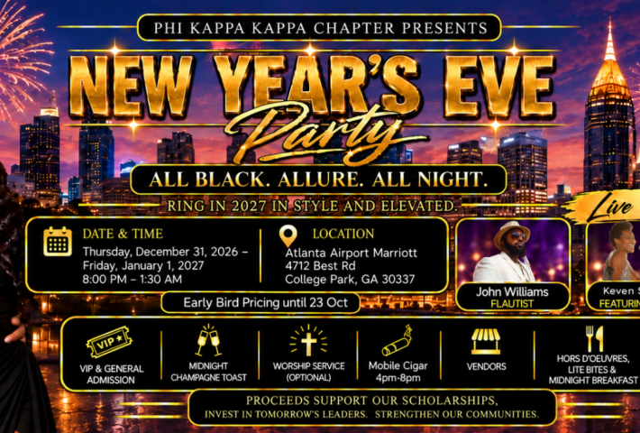 Phi Kappa Kappa Chapter Presents: New Year’s Eve Midnight Affair